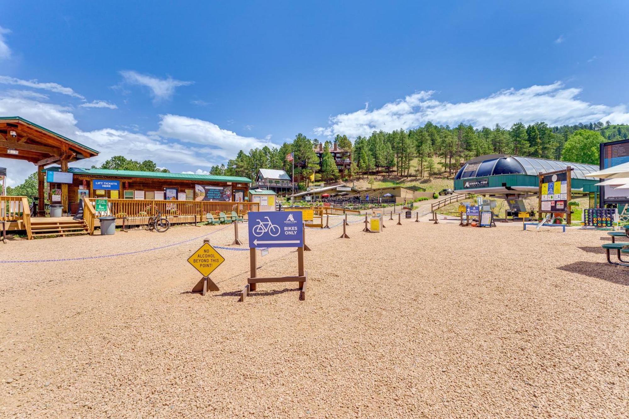 Angel Fire Mountain Condo Steps To Ski Resort! 외부 사진