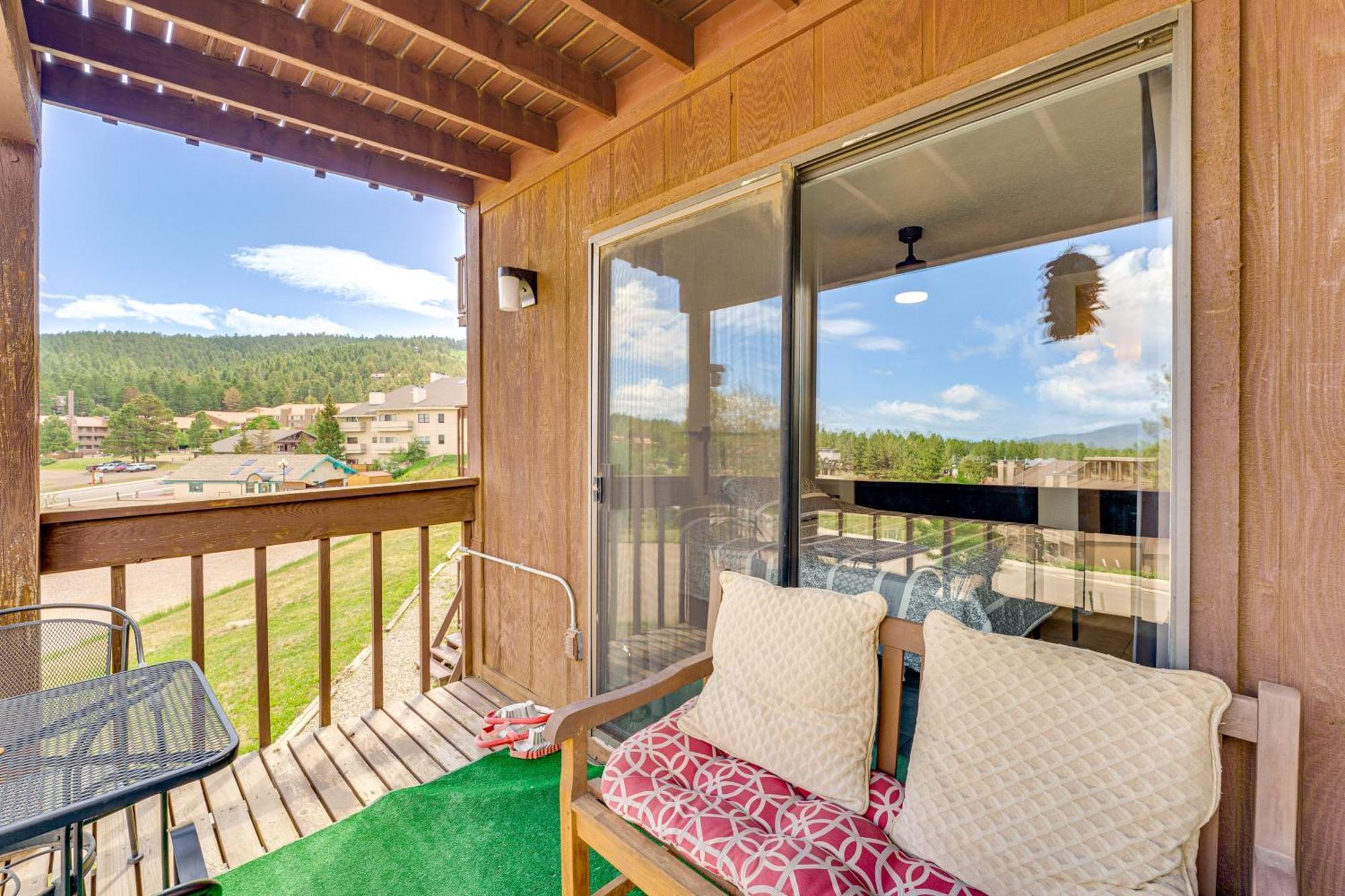 Angel Fire Mountain Condo Steps To Ski Resort! 외부 사진